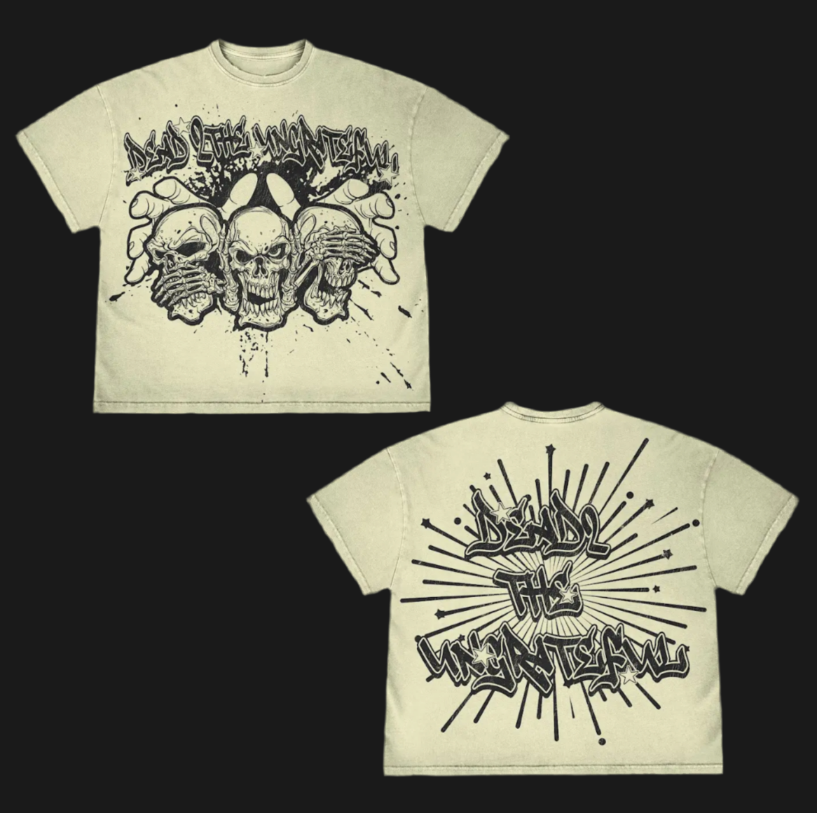 DEAD2THEUNGRATEFUL MEN'S TEE