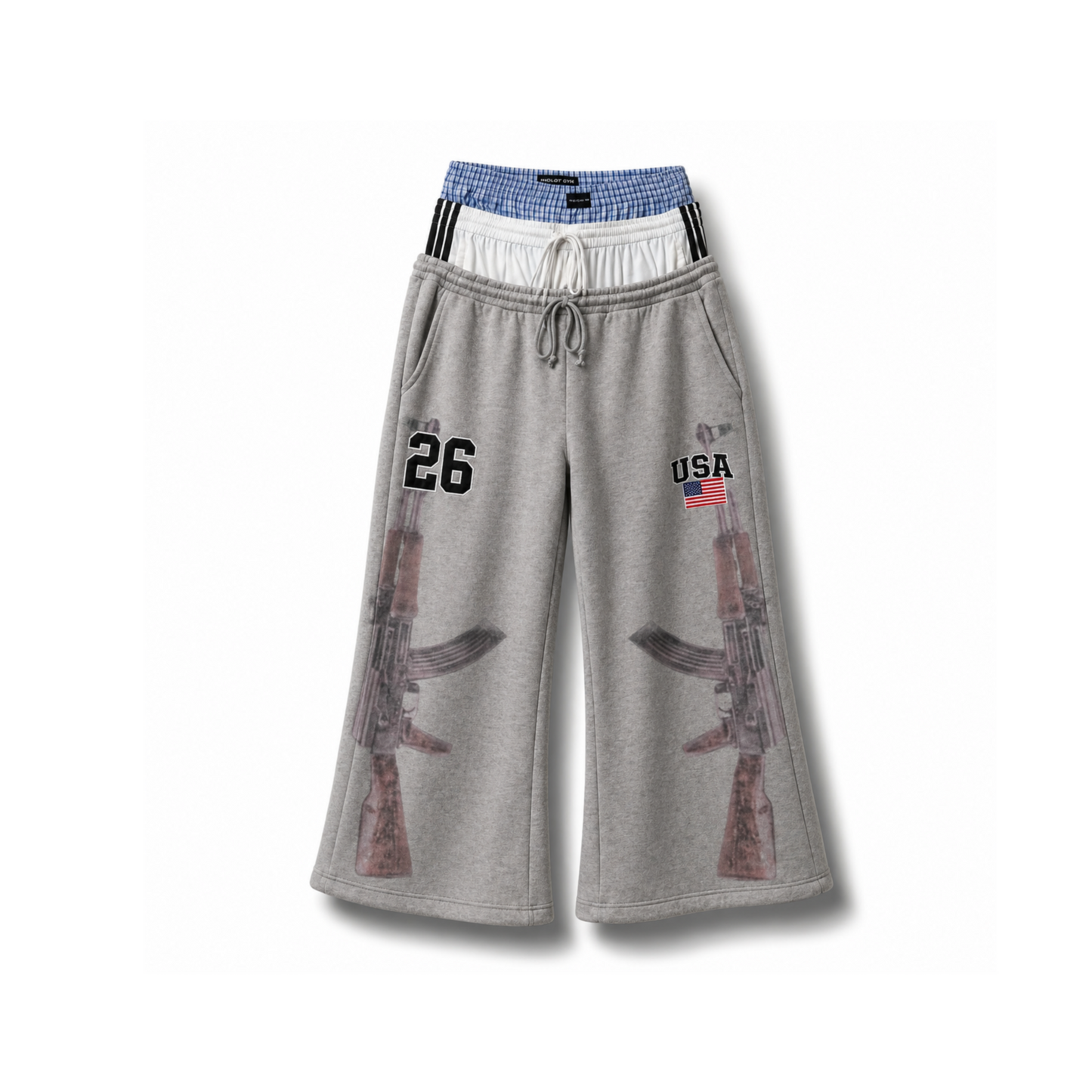 Triple layered Stacked Joggers